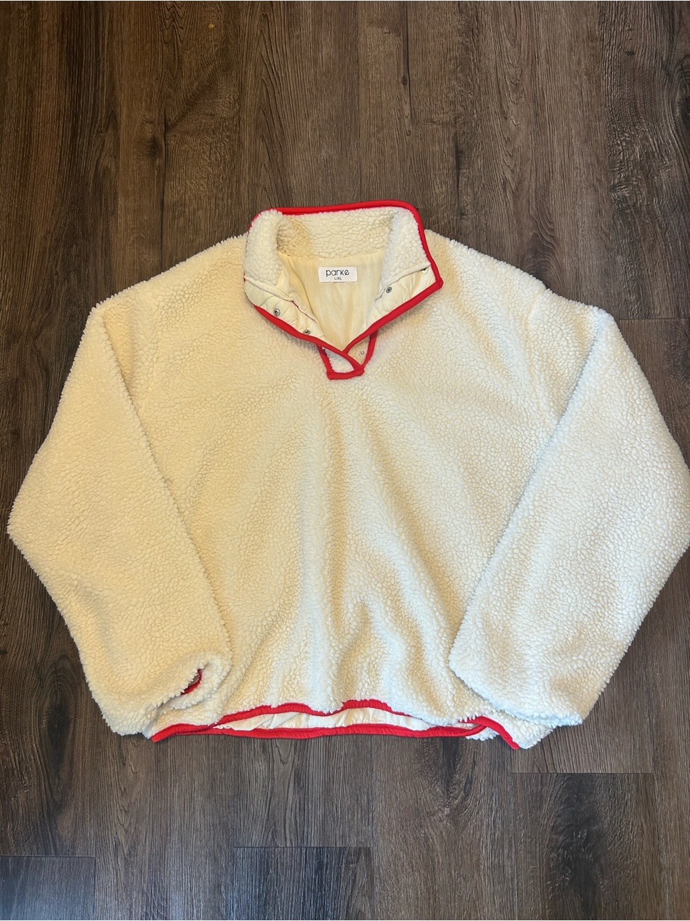 Parke Sherpa Fleece Quarter Snap Sweatshirt